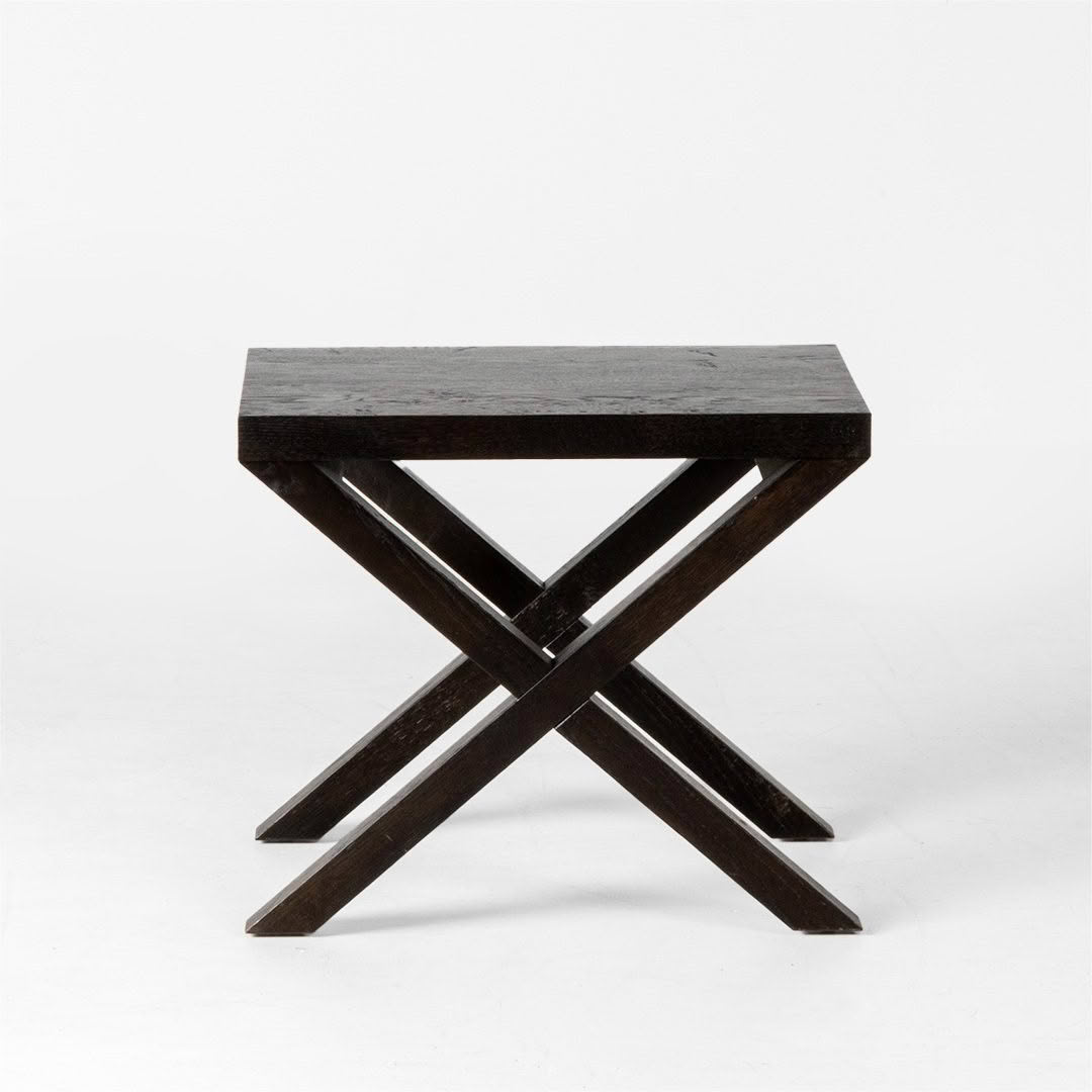 Côte d’Azur Cross-Braced Stool