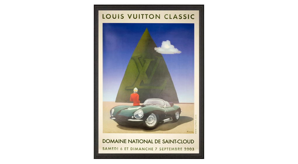 Louis Vuitton Traveling with Style exhibition at the Victor & Albert Museum  large poster by Razzia - l'art et l'automobile